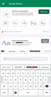 Script Fonts for FlipFont android App screenshot 7